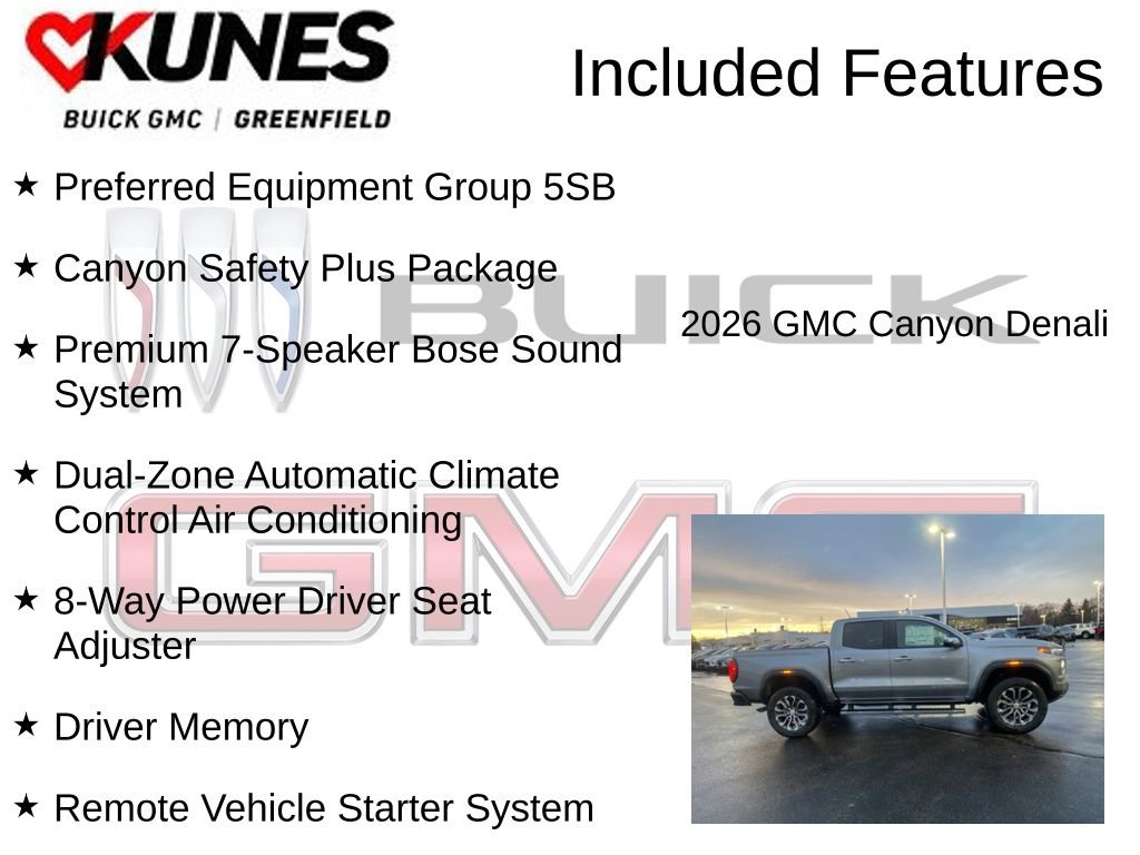 New 2026 GMC Canyon Denali image 3