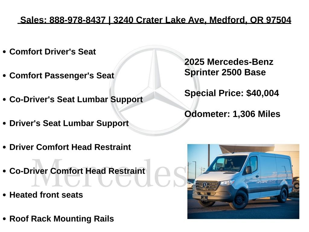 Used 2025 Mercedes-Benz Sprinter 2500 image 18