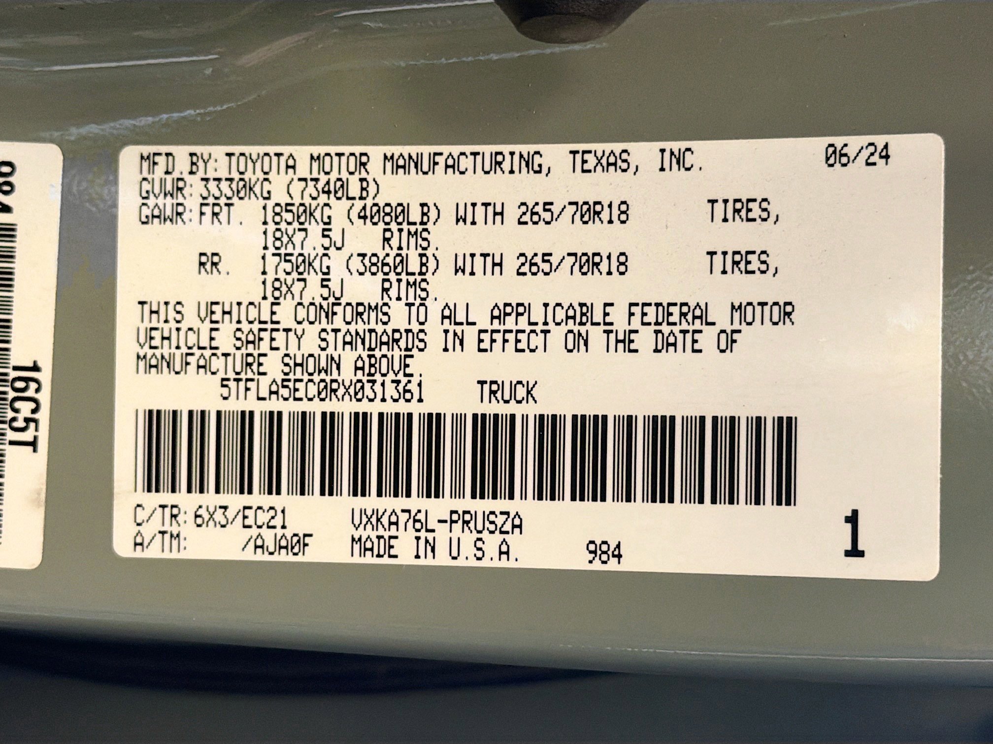 Used 2024 Toyota Tundra SR5 w/ SR5 Premium Package AWD/4WD image 12