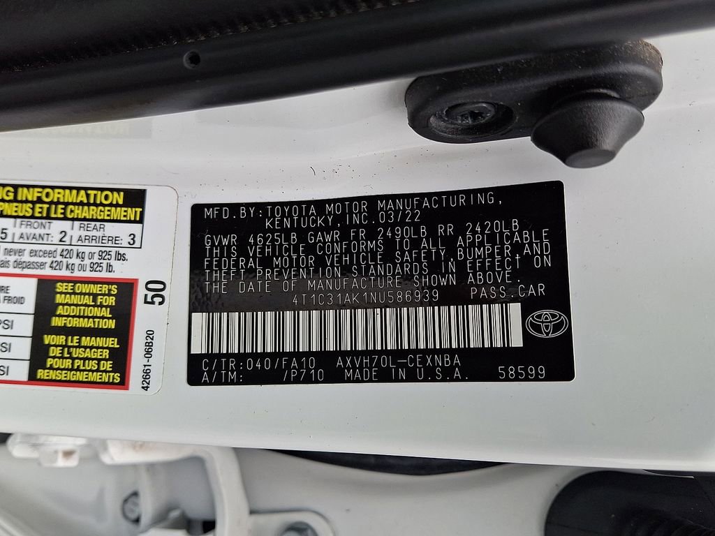 Used 2022 Toyota Camry LE image 27