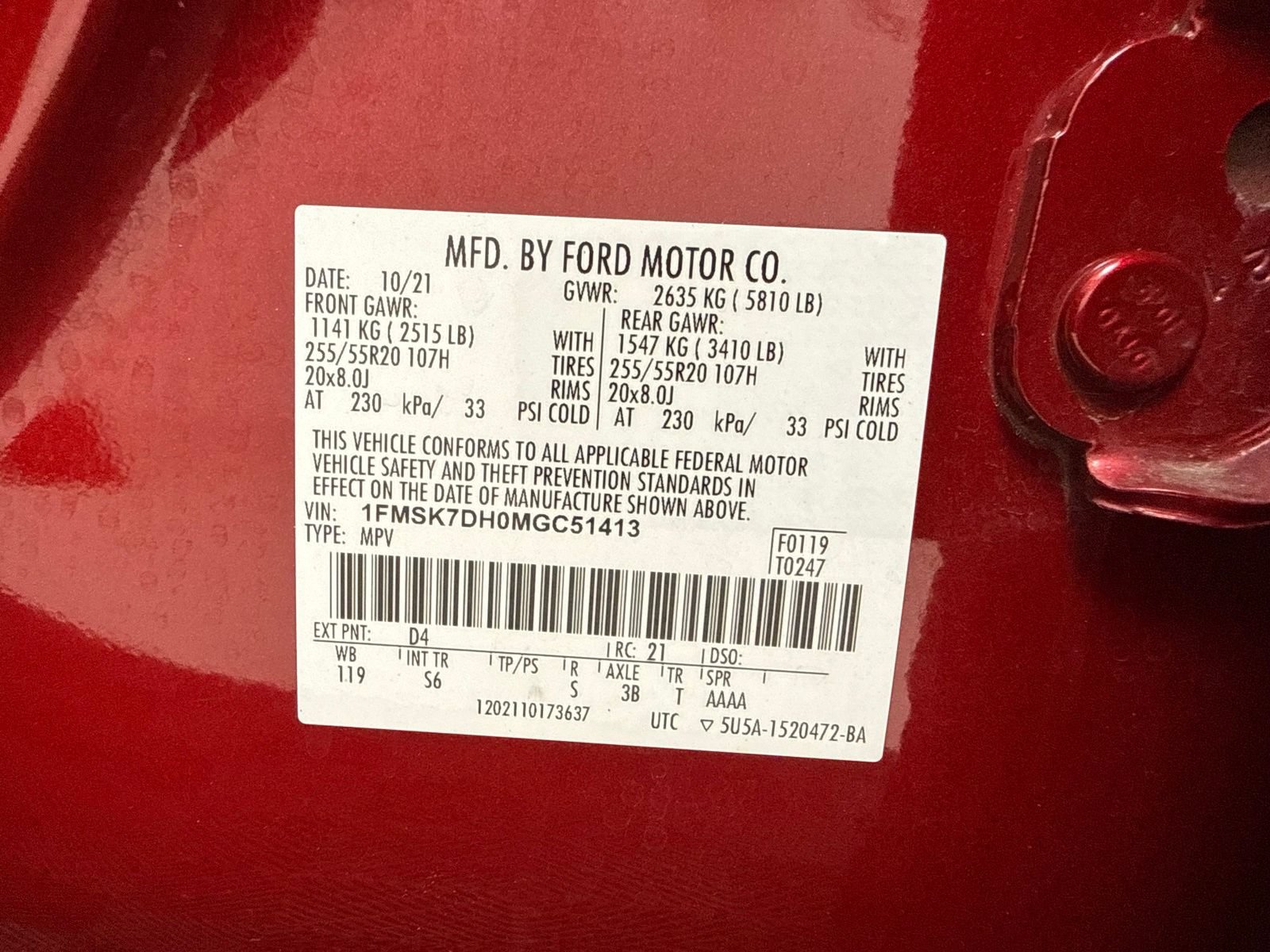 Used 2021 Ford Explorer XLT w/ Equipment Group 202A RWD image 16
