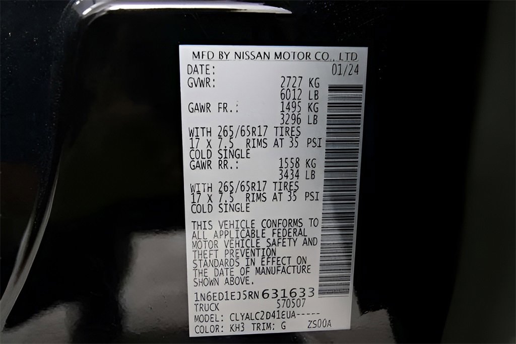 Used 2024 Nissan Frontier SV w/ SV Convenience Package image 26