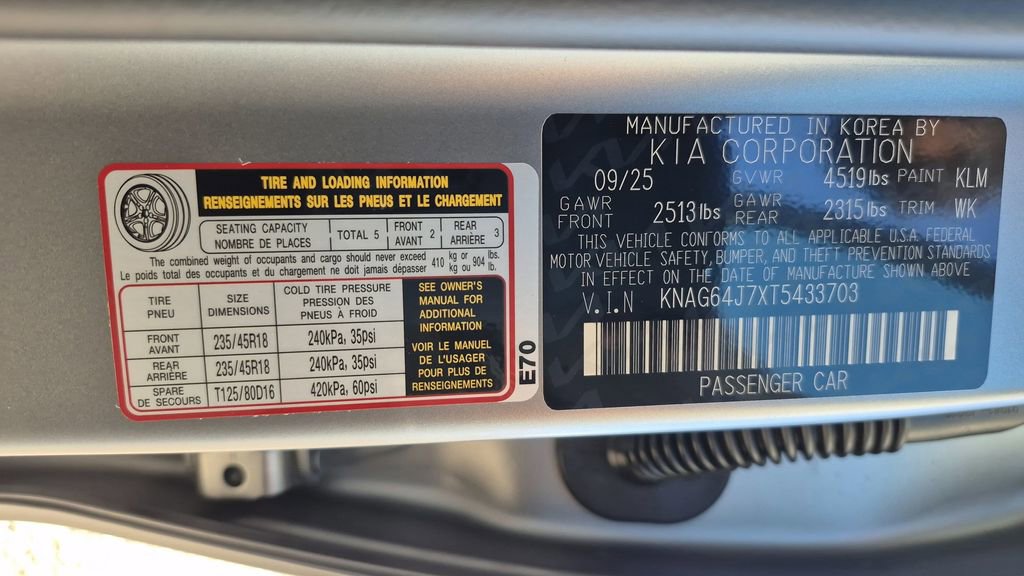 New 2026 Kia K5 GT-Line image 27