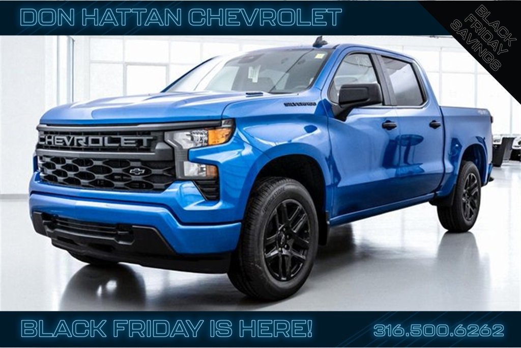 New 2025 Chevrolet Silverado 1500 Custom w/ LPO, Dark Essentials Package