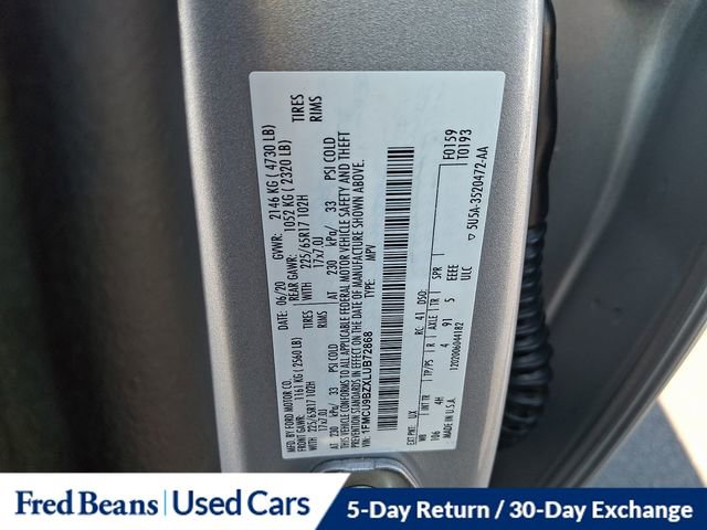 Certified 2020 Ford Escape SE Sport image 27