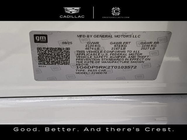 Certified 2026 Cadillac CT5 Sport w/ Sun And Sound Package RWD image 34