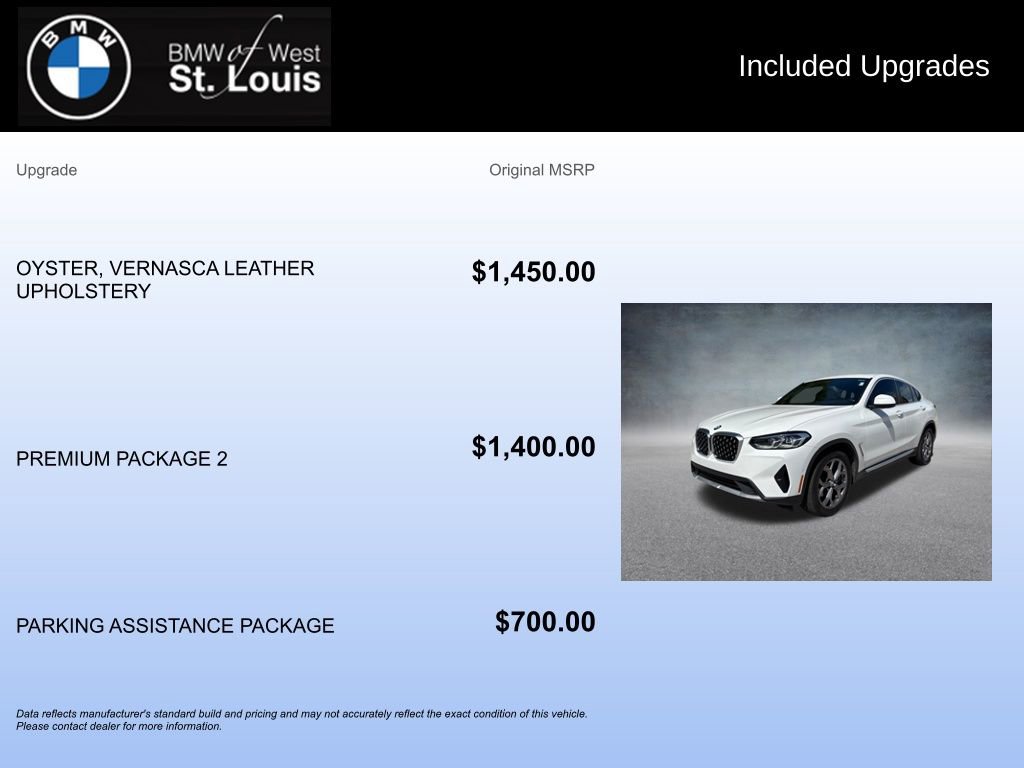 Used 2022 BMW X4 xDrive30i w/ Premium Package 2 image 20