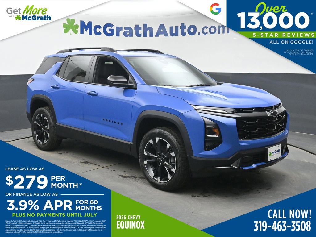 New 2026 Chevrolet Equinox RS w/ Convenience Package III AWD/4WD image 1