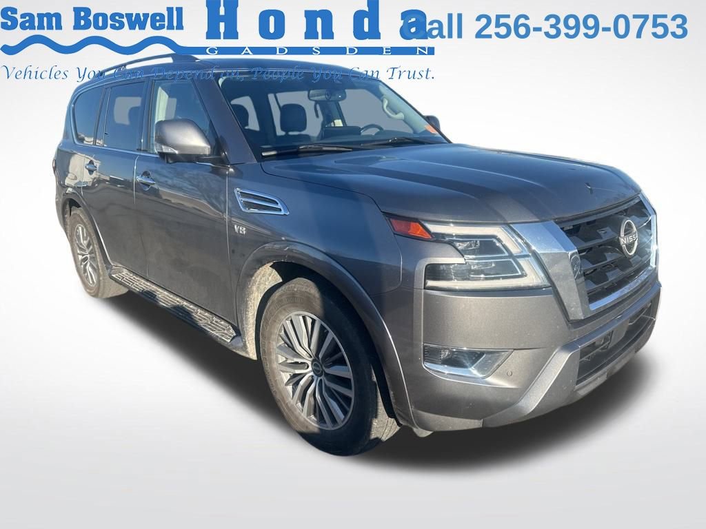 Used 2021 Nissan Armada SL w/ Captain's Chairs Package image 1