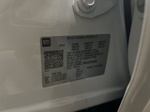 New 2024 Chevrolet Silverado EV W/T image 21