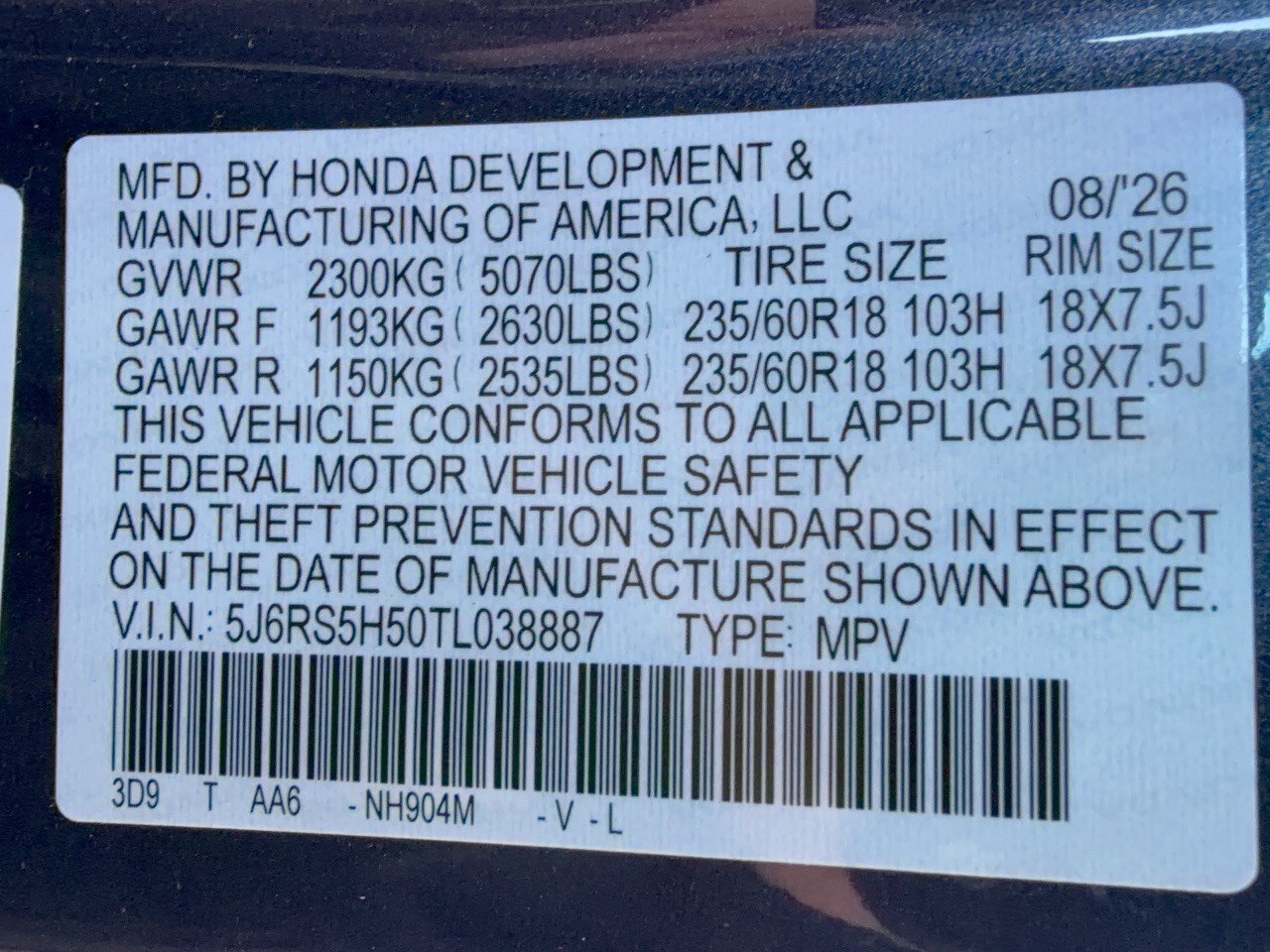 Certified 2026 Honda CR-V Sport image 31