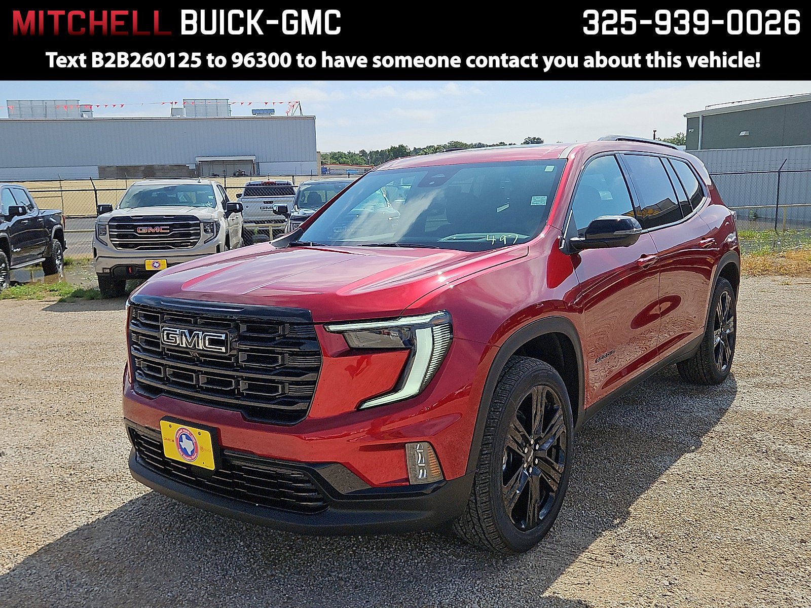 New 2026 GMC Acadia Elevation w/ Black Edition