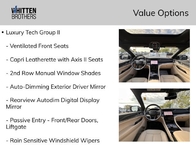 Used 2025 Jeep Grand Cherokee L Limited w/ Luxury Tech Group II AWD/4WD image 8