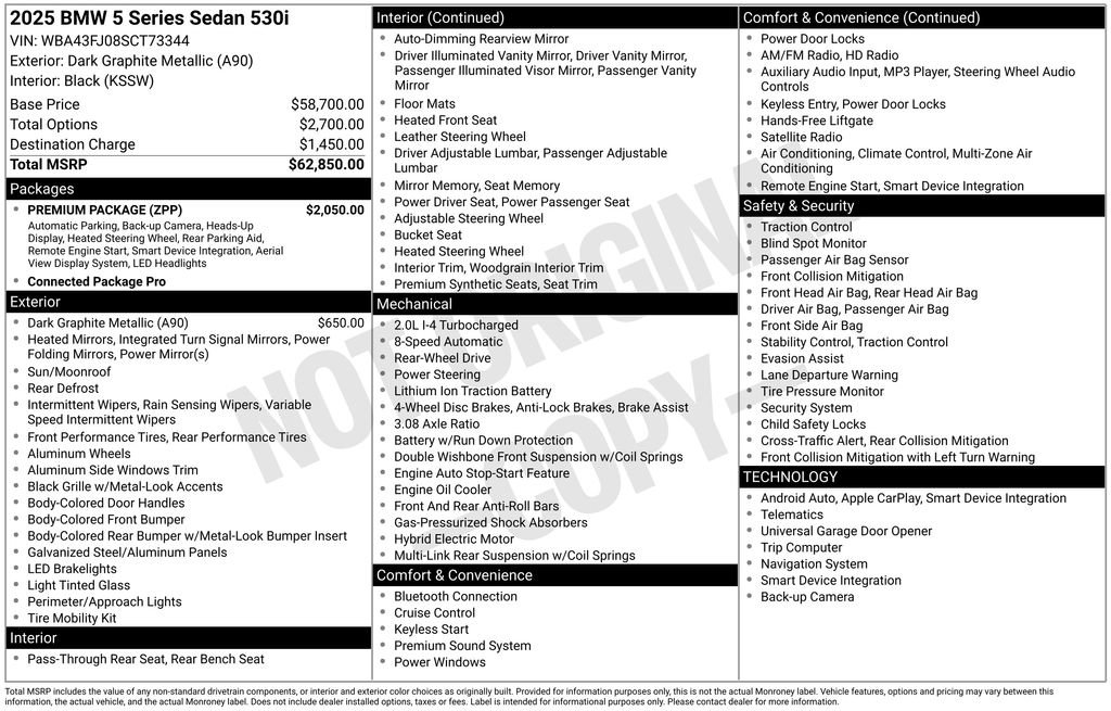Used 2025 BMW 530i image 2