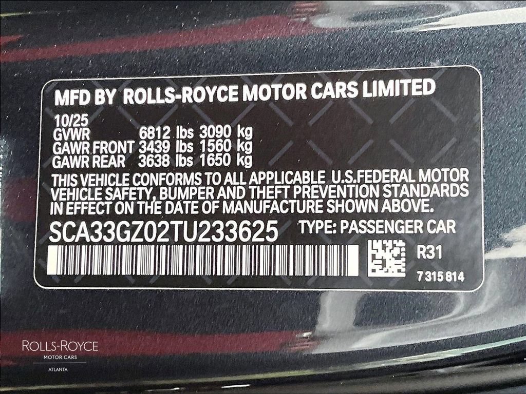 New 2026 Rolls-Royce Ghost Black Badge AWD/4WD image 12