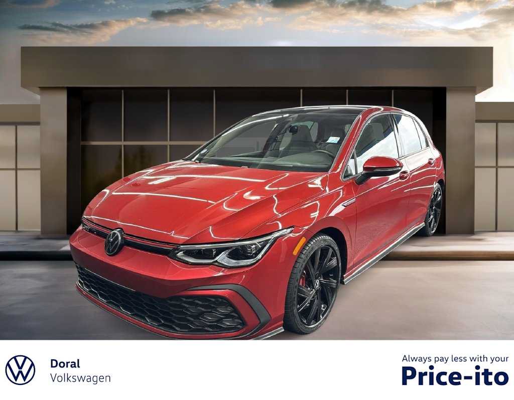Used 2023 Volkswagen GTI SE w/ SE Leather Package FWD image 1