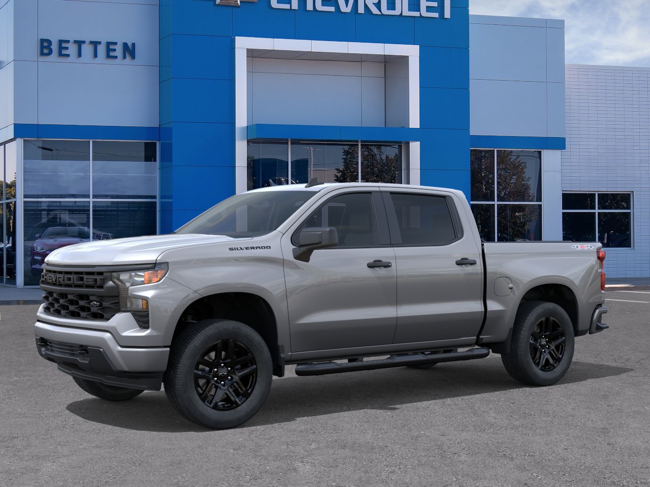 New 2026 Chevrolet Silverado 1500 Custom w/ LPO, Dark Essentials Package AWD/4WD image 2