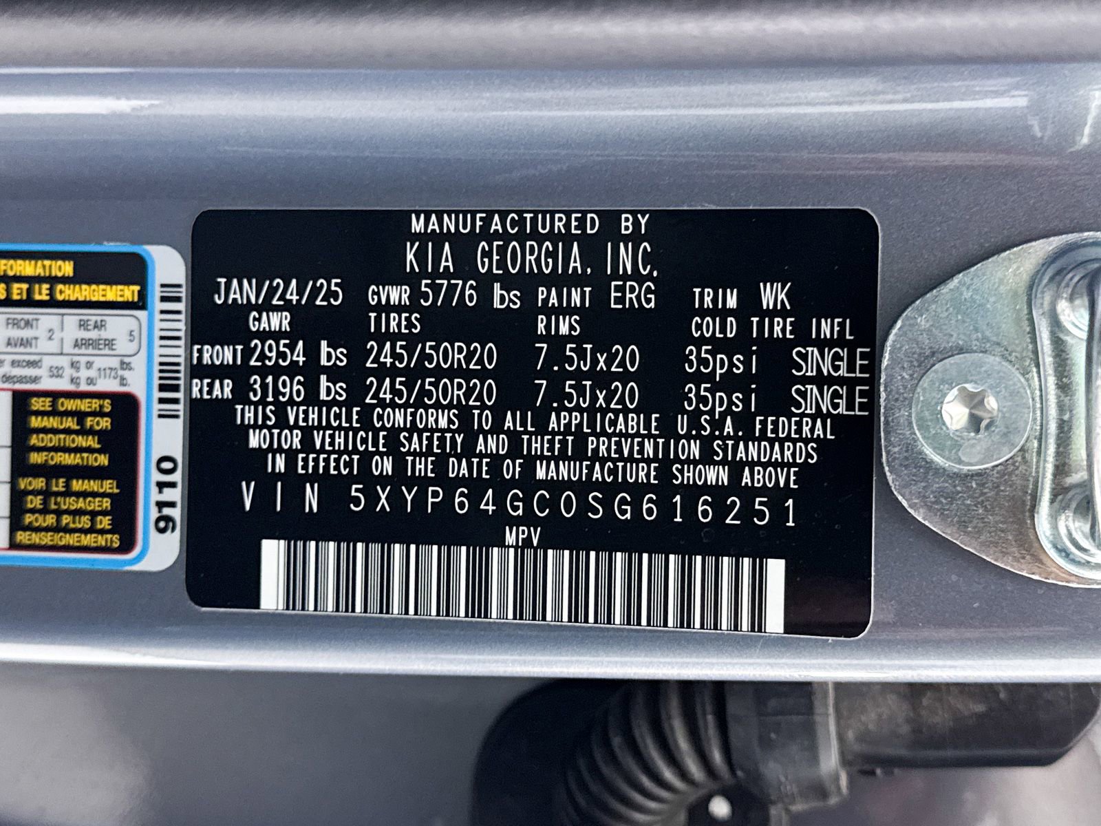 Used 2025 Kia Telluride S image 42