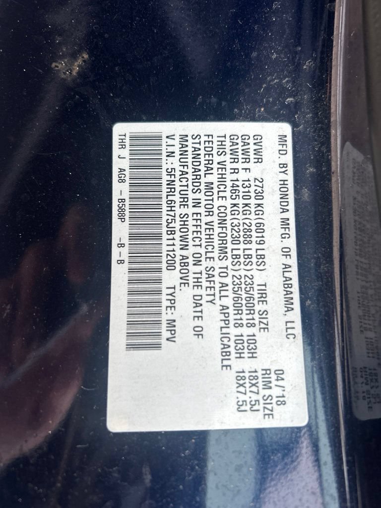 Used 2018 Honda Odyssey EX-L image 24