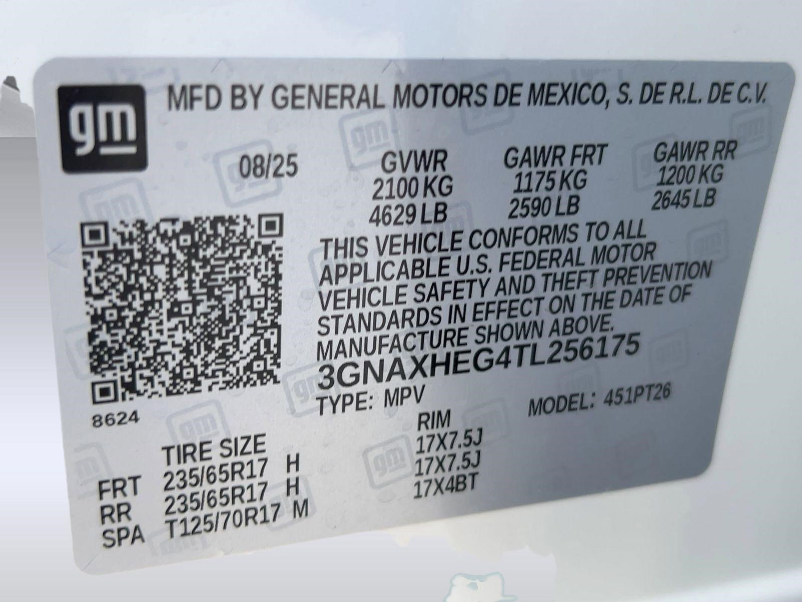 New 2026 Chevrolet Equinox LT w/ Convenience Package II FWD image 21