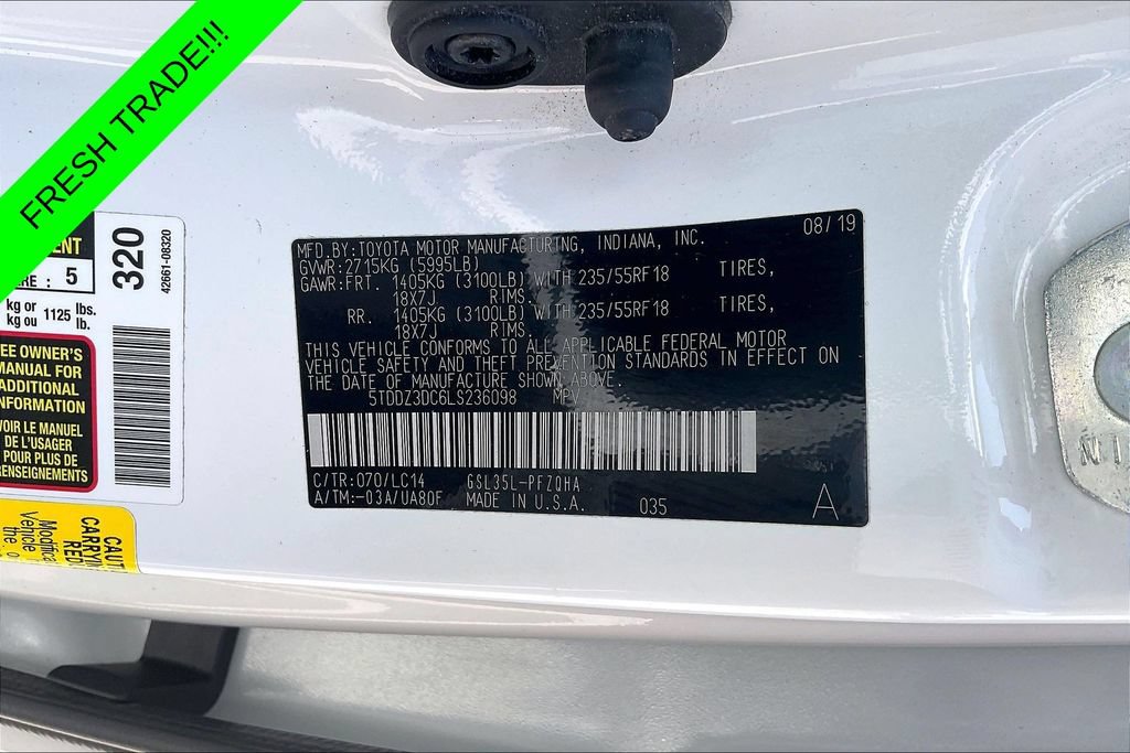 Used 2020 Toyota Sienna XLE Premium AWD/4WD image 18