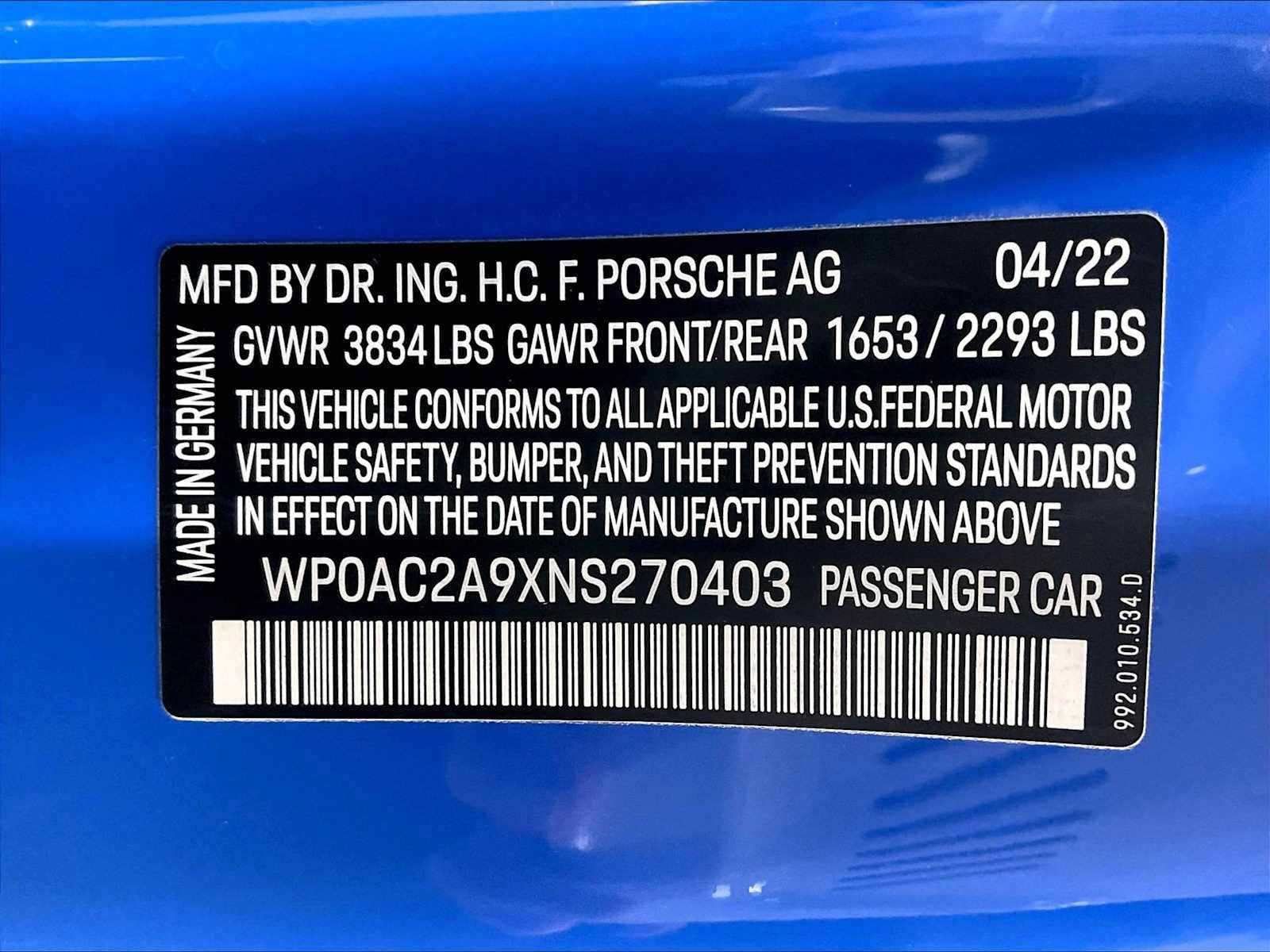 Used 2022 Porsche 911 GT3 image 28