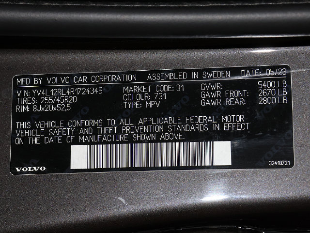 Used 2024 Volvo XC60 B5 Plus w/ Protection Package Premier AWD/4WD image 41