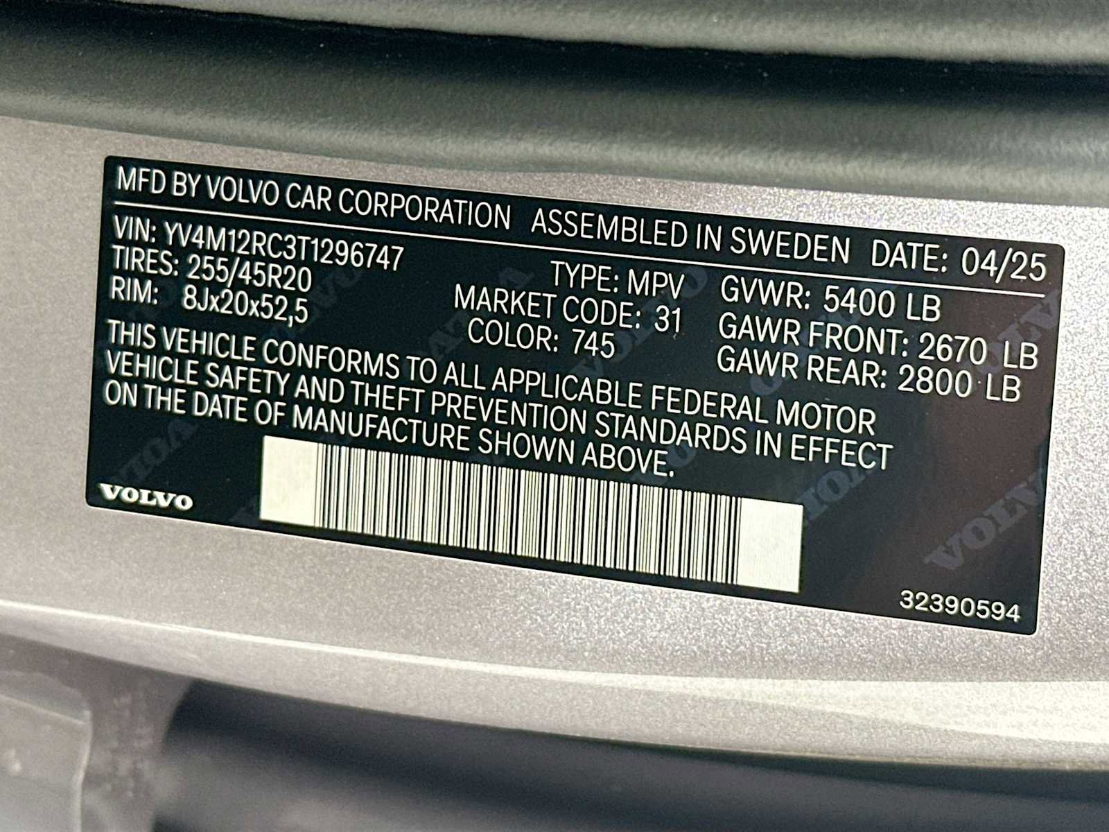New 2026 Volvo XC60 B5 Plus w/ Climate Package image 30