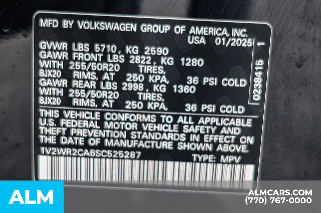 Used 2025 Volkswagen Atlas SE image 66
