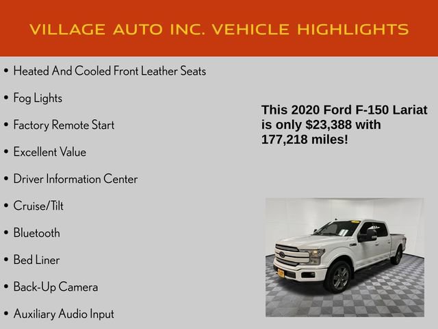 Used 2020 Ford F150 Lariat w/ Equipment Group 502A Luxury image 21