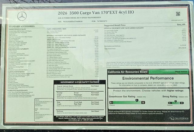 New 2026 Mercedes-Benz Sprinter 3500 image 9