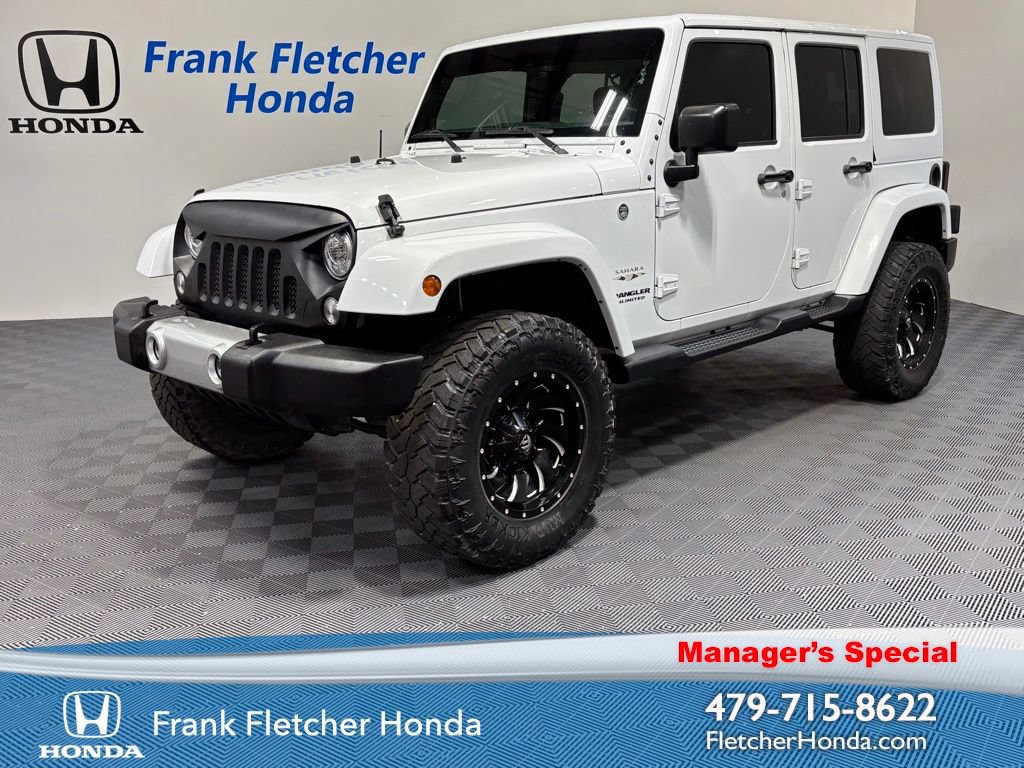 Used 2017 Jeep Wrangler Unlimited Sahara w/ Connectivity Group AWD/4WD image 1