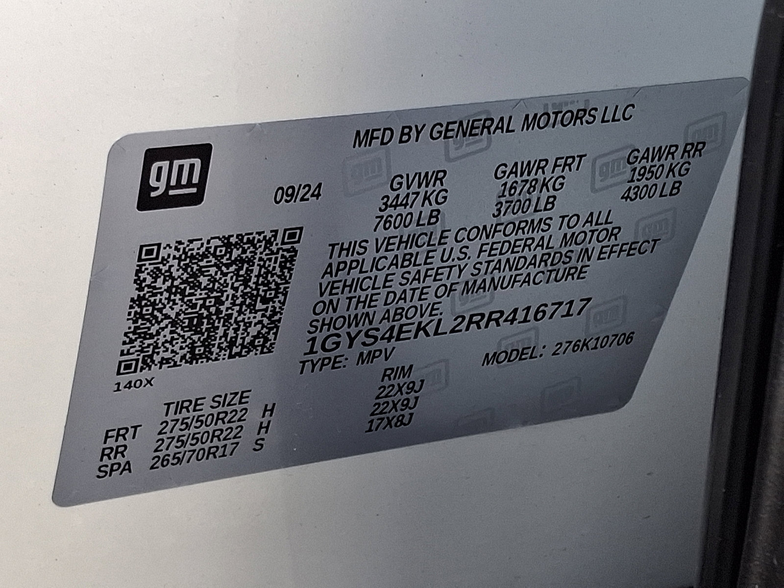 Used 2024 Cadillac Escalade Sport w/ LPO, ONYX Package image 26