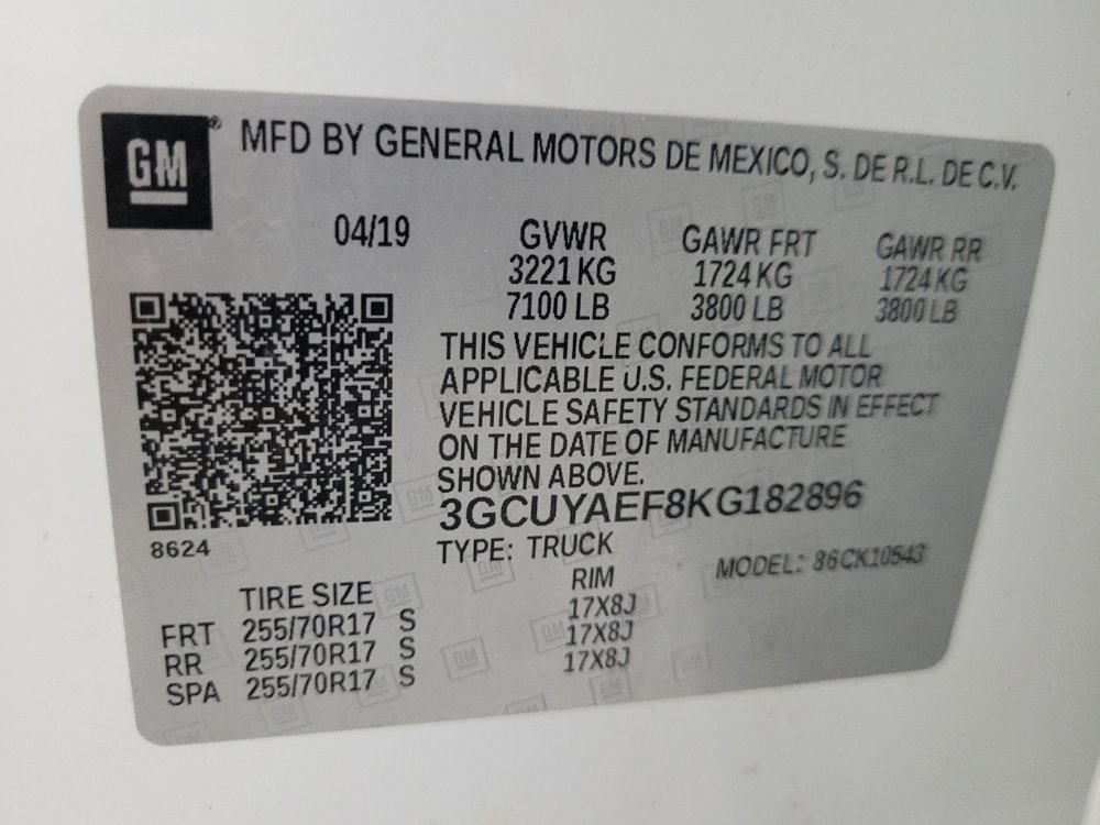 Used 2019 Chevrolet Silverado 1500 W/T w/ Trailering Package image 33