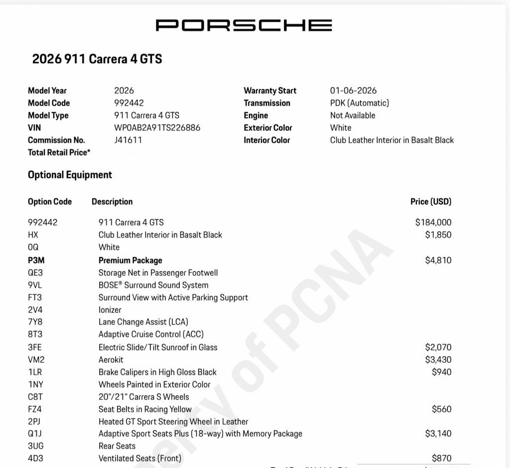 Used 2026 Porsche 911 GTS image 2
