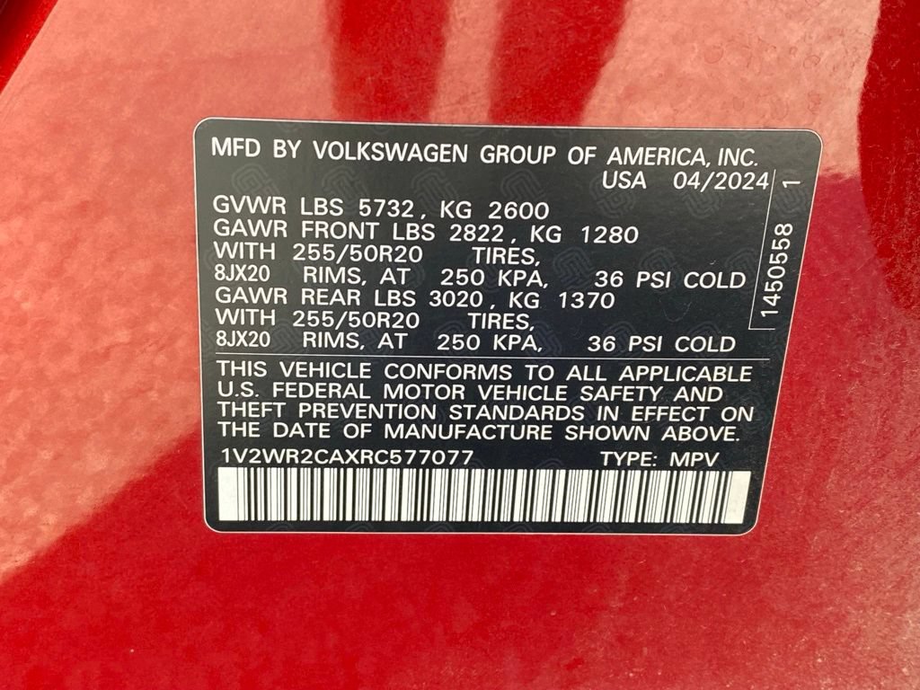 Used 2024 Volkswagen Atlas SE FWD image 15