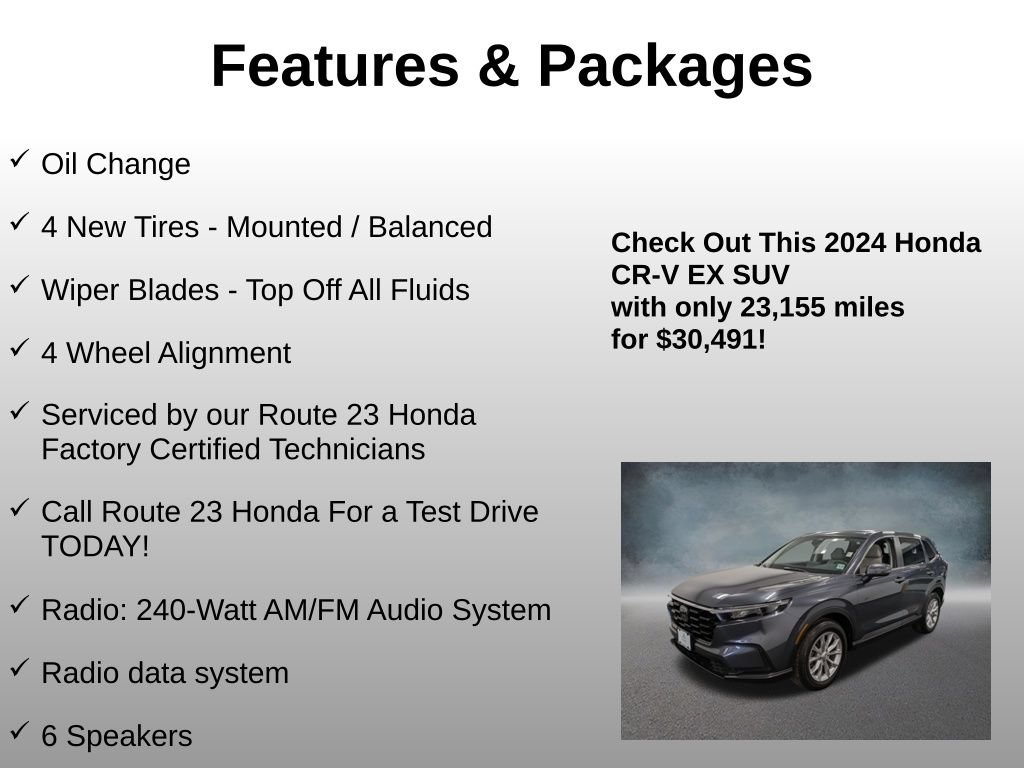 Certified 2024 Honda CR-V EX image 4