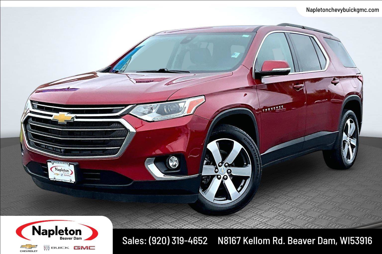 Used 2021 Chevrolet Traverse LT w/ LT Premium Package AWD/4WD image 1
