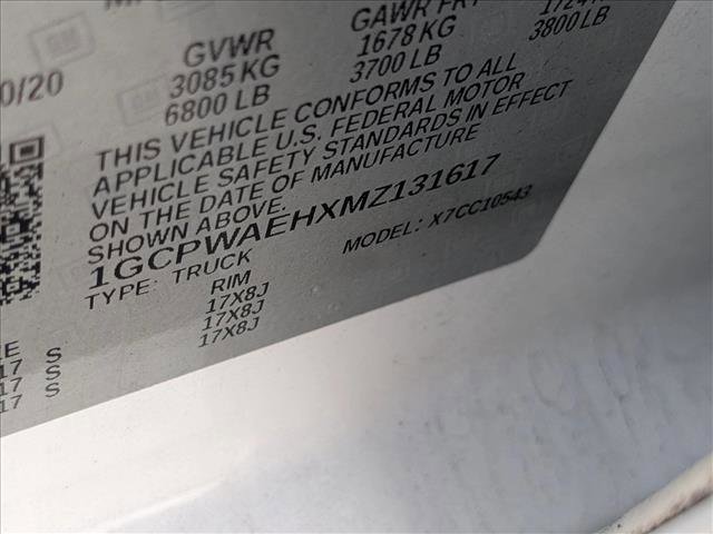 Used 2021 Chevrolet Silverado 1500 W/T w/ WT Convenience Package image 16