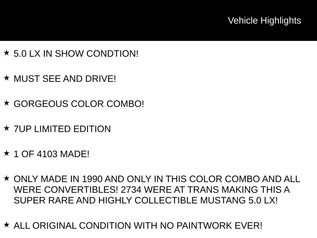 Used 1990 Ford Mustang LX image 5