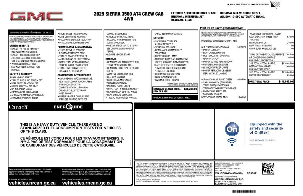 Used 2025 GMC Sierra 3500 AT4 w/ AT4 Premium Plus Package image 4