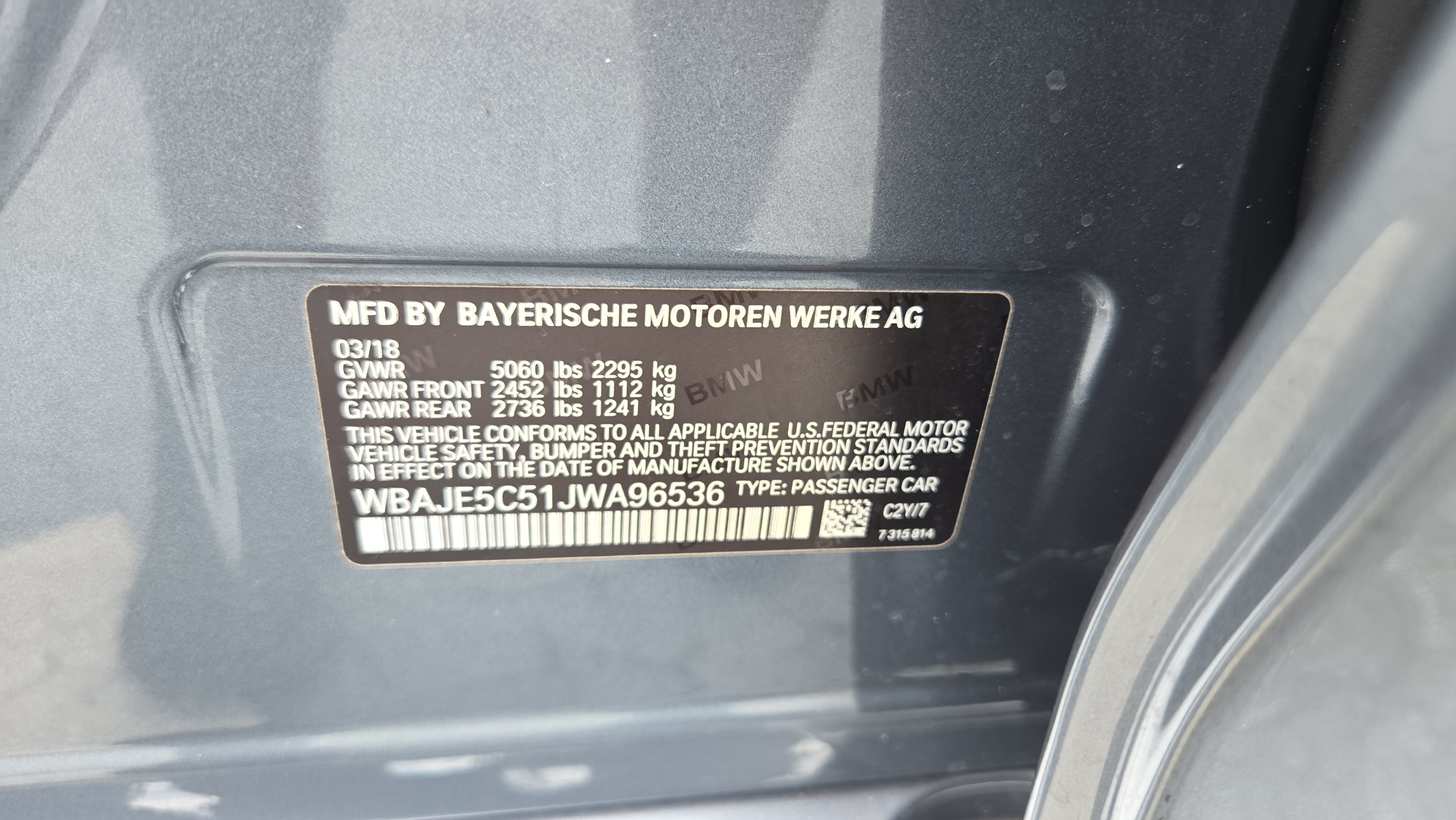 Used 2018 BMW 540i w/ M Sport Package RWD image 21