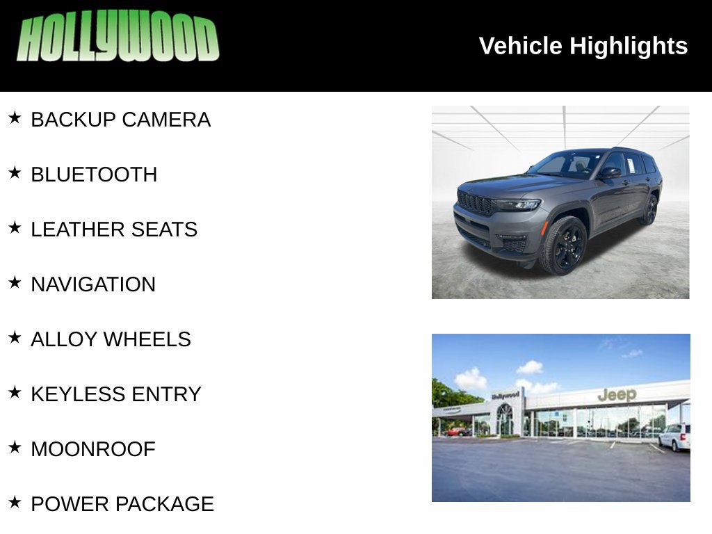 Certified 2025 Jeep Grand Cherokee L Limited w/ Luxury Tech Group II AWD/4WD image 3