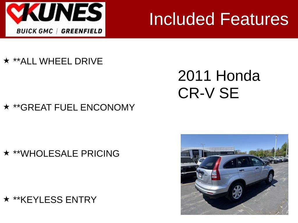 Used 2011 Honda CR-V SE image 2