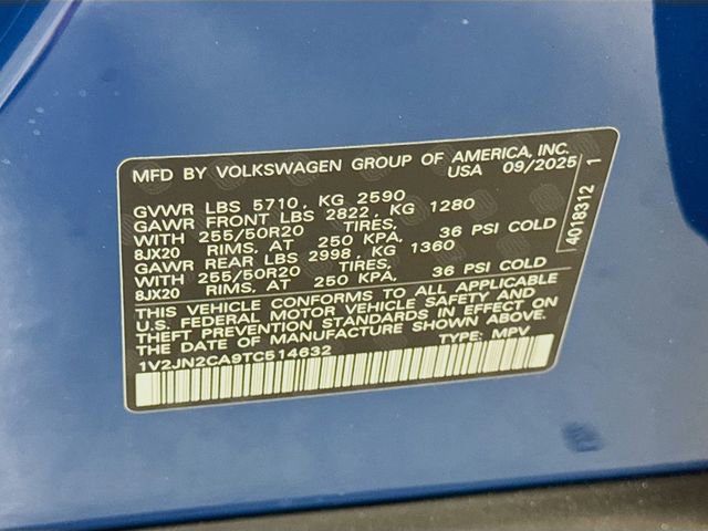 New 2026 Volkswagen Atlas SE image 20