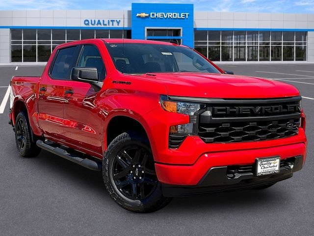 New 2026 Chevrolet Silverado 1500 Custom w/ Turbomax Blackout Package RWD image 1