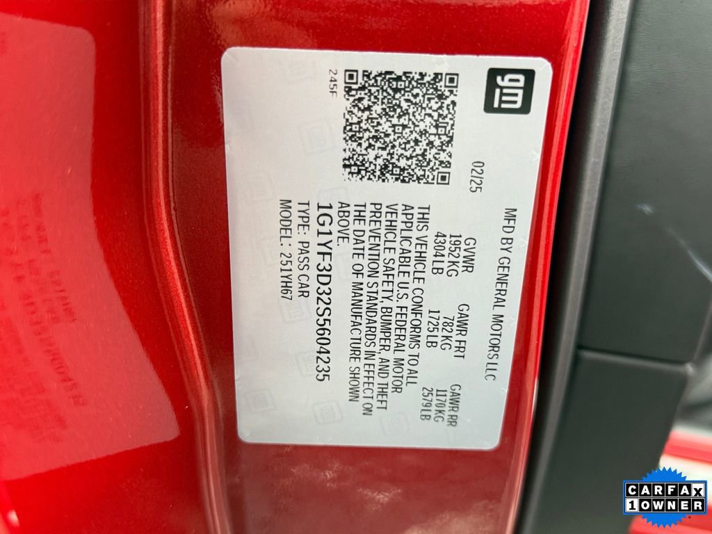 Used 2025 Chevrolet Corvette Z06 w/ Battery Protection Package image 25