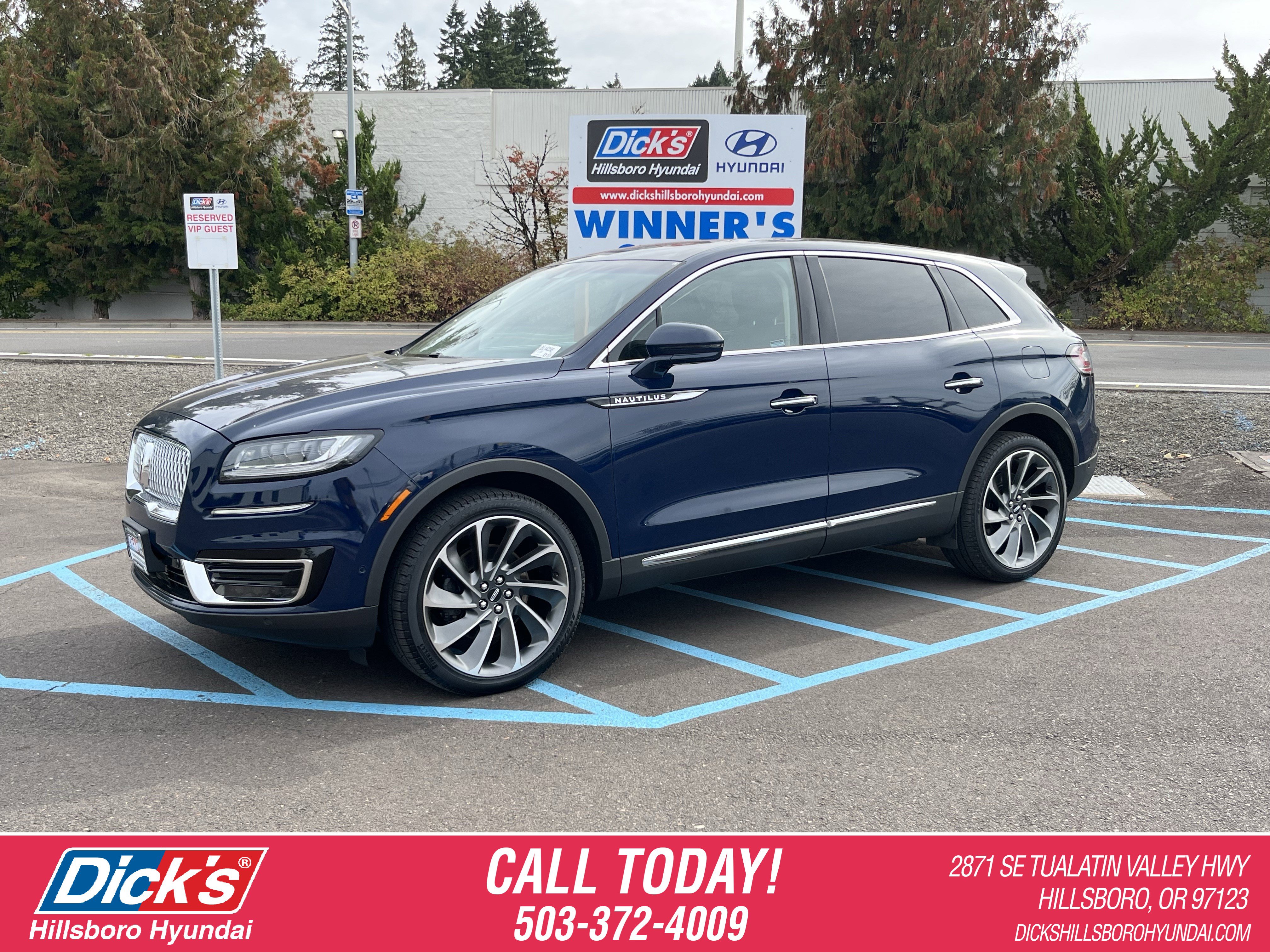 Used 2020 Lincoln Nautilus Reserve w/ Equipment Group 201A