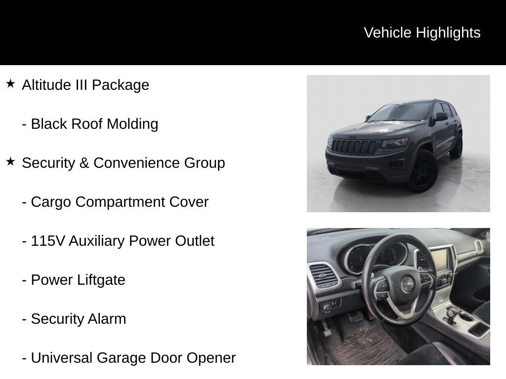 Used 2015 Jeep Grand Cherokee Altitude image 21