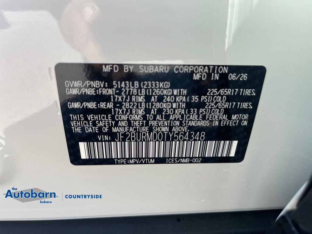 New 2026 Subaru Outback Wilderness AWD/4WD image 30